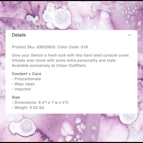 NWT Nintendo Switch Cover Case UO Urban Outfitters Black White Animal Abstract C - Picture 5 of 5